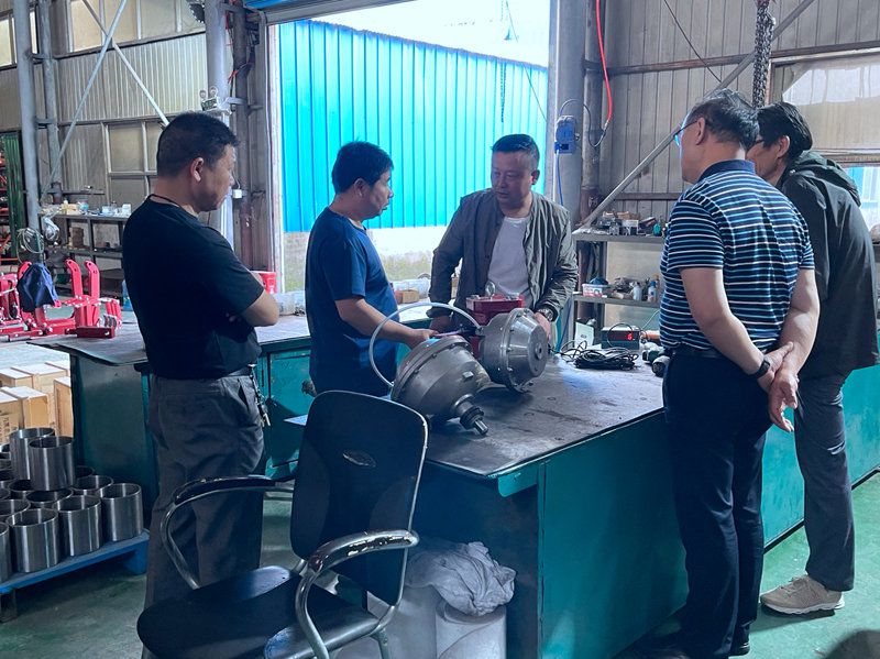 合作伙伴的主要負(fù)責(zé)人來我廠參觀、調(diào)研